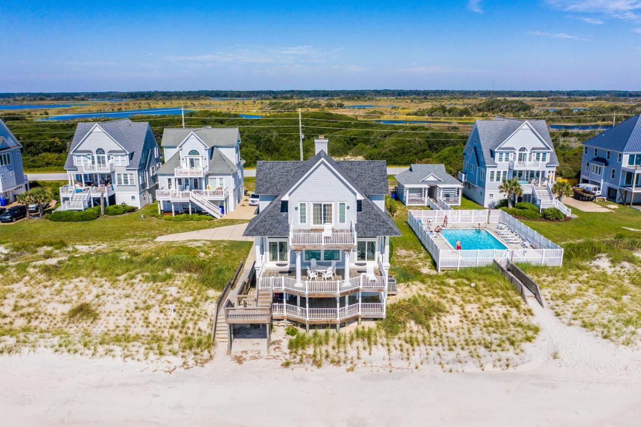 4194 Island Drive - Oceanfront, Community Pool Vila North Topsail Beach Exterior foto